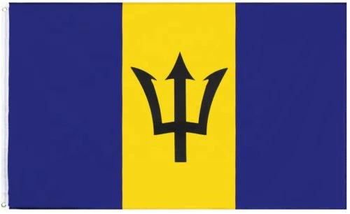 Barbados 3x5FT Polyester Flag Banner Caribbean Country Man Cave Dorm Gift Flying by flagsjustdoit