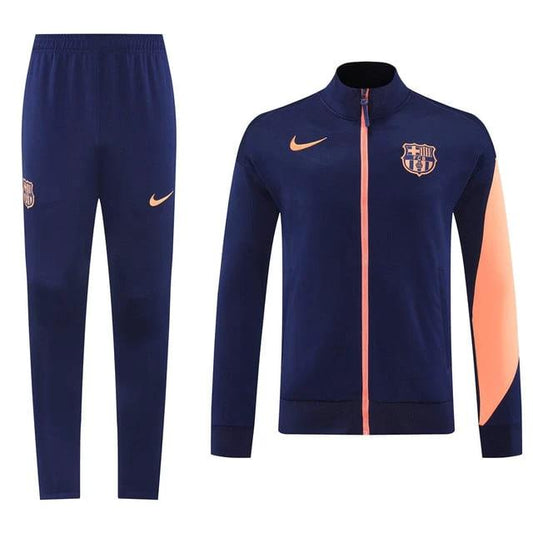 Barcelona 2025-26 Soccer Training Set – Dark Blue Orange by Soccer Jersey