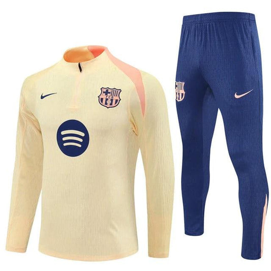 Barcelona 2025-26 Soccer Training Set – Peach & Navy by Soccer Jersey