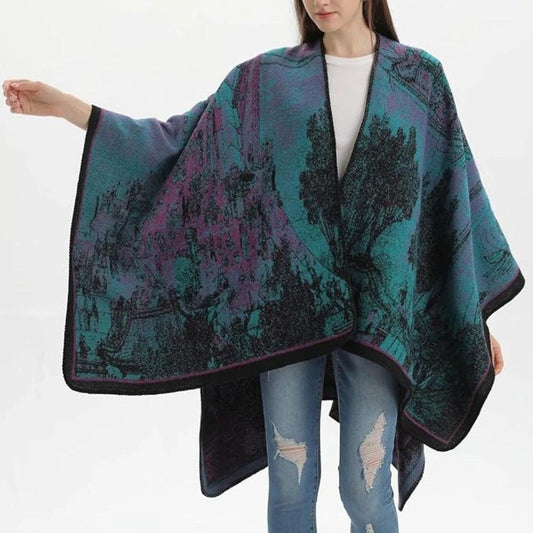 Baroque Boho Unisex Cardigan Shawl by Casa & Beyond