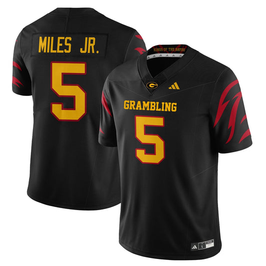 Barron Miles Jr Jersey #5 Grambling State Football 2025 Special Stitched by My Store NCAA Football Jerseys
