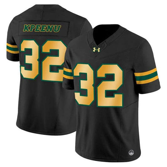 Barry Kpeenu Jersey #32 North Dakota State Bison Limited Stitched Black by My Store NCAA Football Jerseys