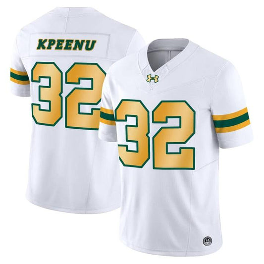 Barry Kpeenu Jersey #32 North Dakota State Bison Limited Stitched White by My Store NCAA Football Jerseys