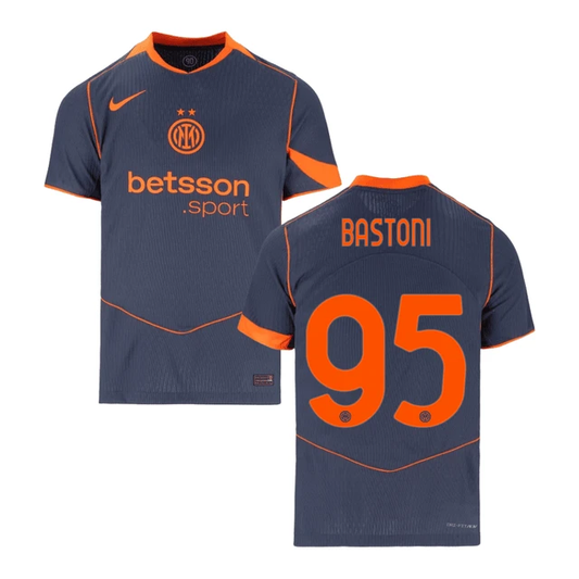 Bastoni 95 Inter Milan 2025-26 Third Match Jersey – Gray by Soccer Jersey