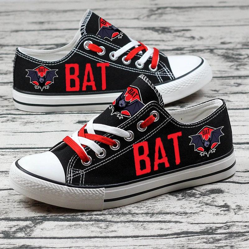 Bat Canvas Sneakers Shoes For Men Women Fans by Crocs