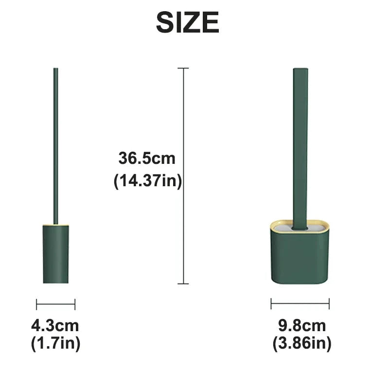 FLEXIBLE SILICONE BRUSH For TOILET CLEANING Bowlift by Bowlift