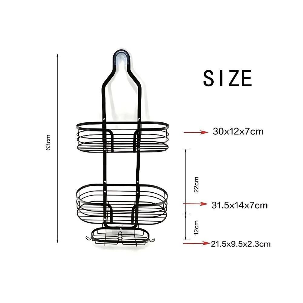 Three Layer Shower Organizer Caddy by Casa & Beyond