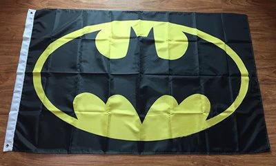 Batman Flag 3x5 FT Banner With 2 Metal Grommets Printed by flagsjustdoit