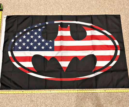 Batman USA 3x5ft Flag Marvel Batman Oval Rare Bat women Poster by flagsjustdoit