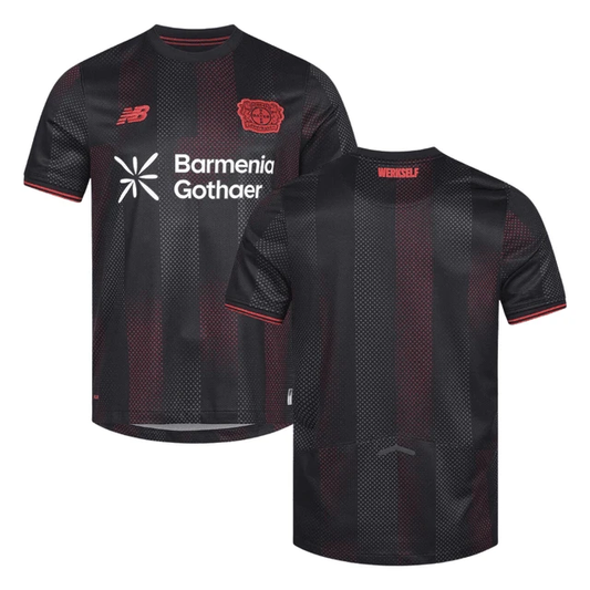Bayer 04 Leverkusen 2025-26 Home Match Jersey – Black by Soccer Jersey