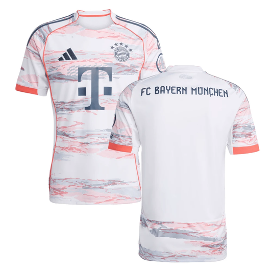 Bayern Munich 2025-26 Away Men Jersey – White by Soccer Jersey
