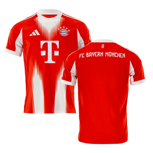 Bayern Munich 2025-26 Home Jersey – Red by Soccer Jersey