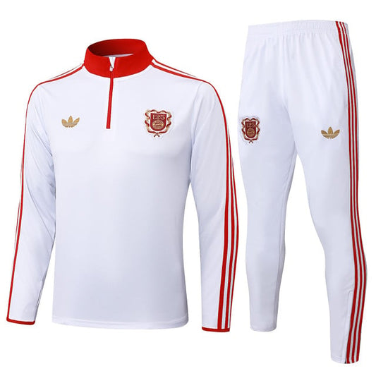 Bayern Munich 2025-26 Soccer Training Set 125 Years of Legacy – White by Soccer Jersey