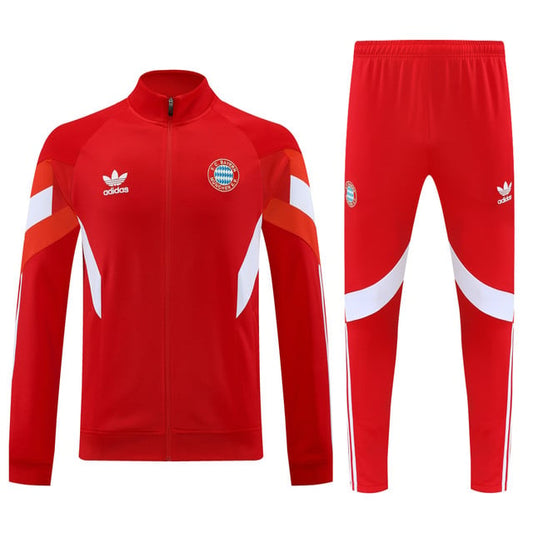 Bayern Munich 2025-26 Soccer Training Set – Red and White by Soccer Jersey