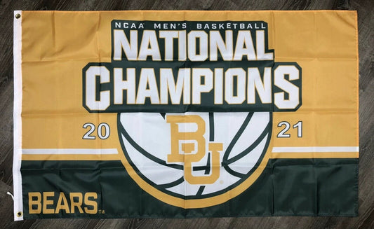 Baylor Bears Flag 3x5 Basketball National Championship Banner Man-Cave by flagsjustdoit