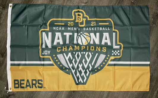 Baylor Bears Flag 3x5 ft Basketball National Championship Banner Man-Cave by flagsjustdoit