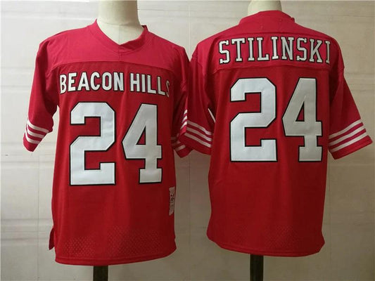 Beacon Hills #24 Stilinski College Football Jersey by My Store