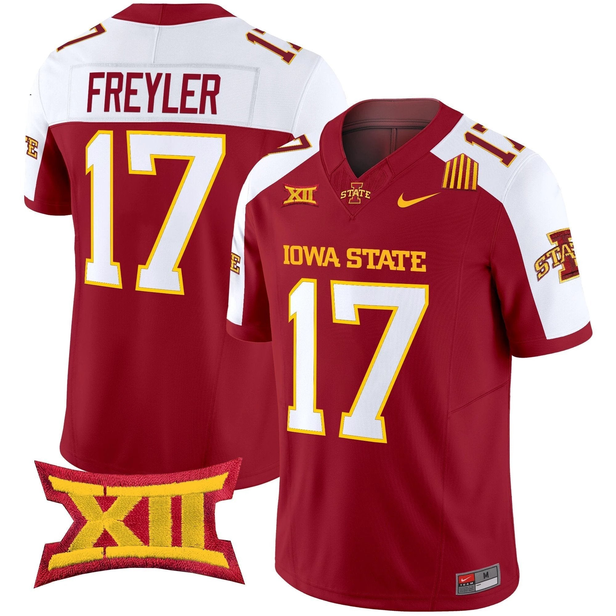 Beau Freyler Jersey #17 Iowa State Cyclones 2025 Stitched Cardinal Alternate by My Store