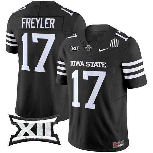 Beau Freyler Jersey #17 Iowa State Cyclones 2025 Stitched Black by My Store