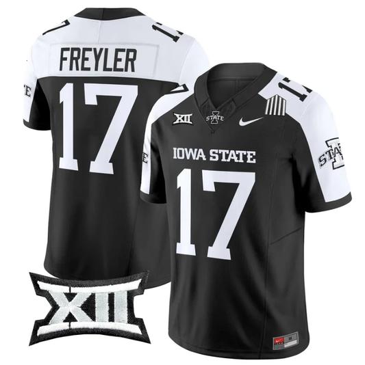 Beau Freyler Jersey #17 Iowa State Cyclones 2025 Limited Stitched Black Alter by My Store NCAA Football Jerseys