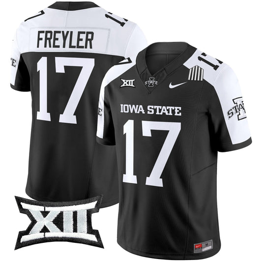 Beau Freyler Jersey #17 Iowa State Cyclones 2025 Stitched Black Alternate by My Store
