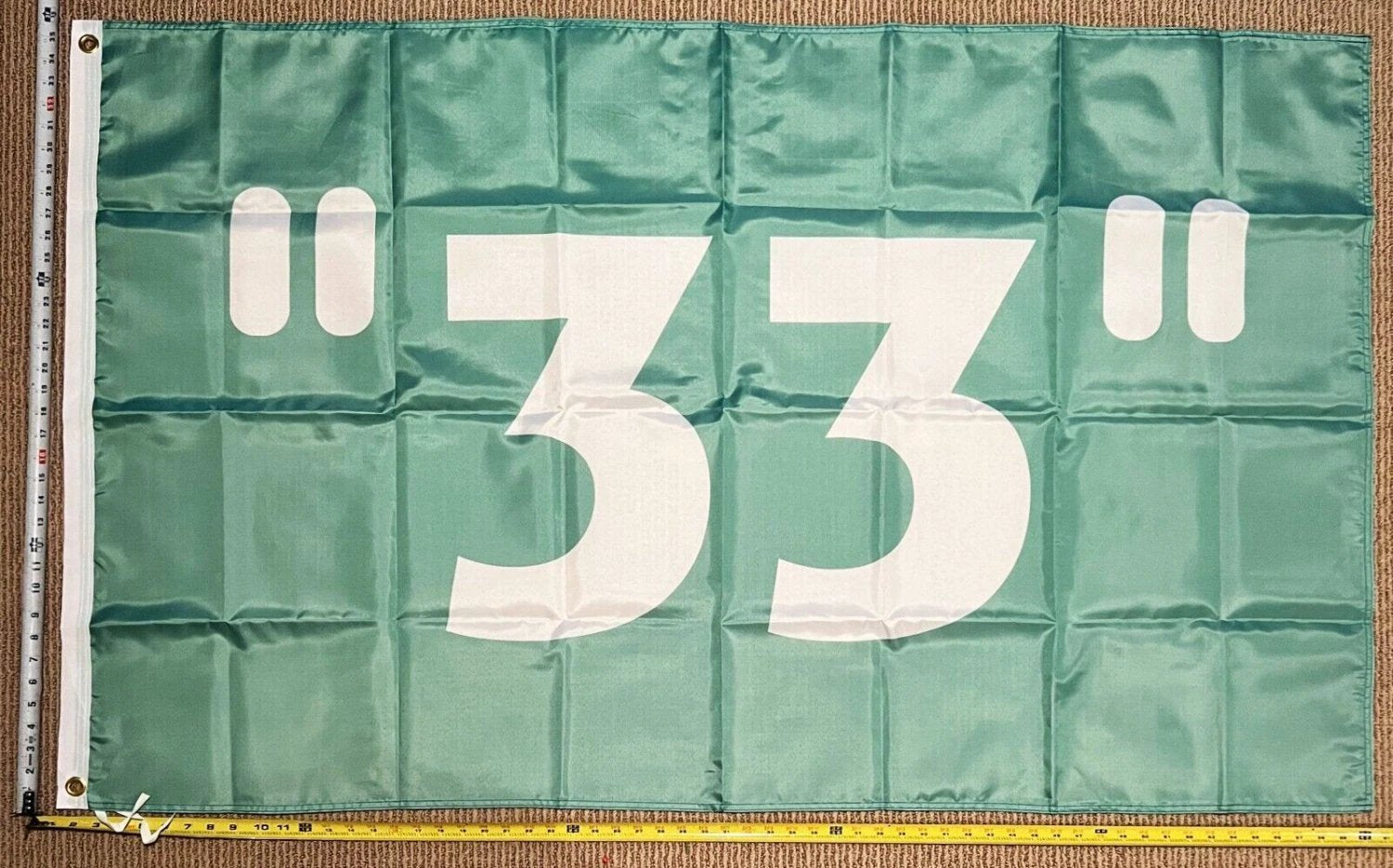 Beer Flag Rolling Rock Man Cave College Dorm Banner Sign USA 3x5' by flagsjustdoit