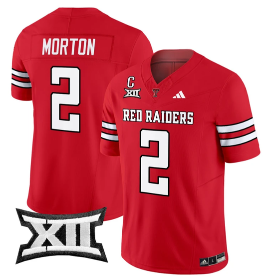 Behren Morton Jersey #2 Texas Tech Red Raiders Vapor Limited Football Red by My Store