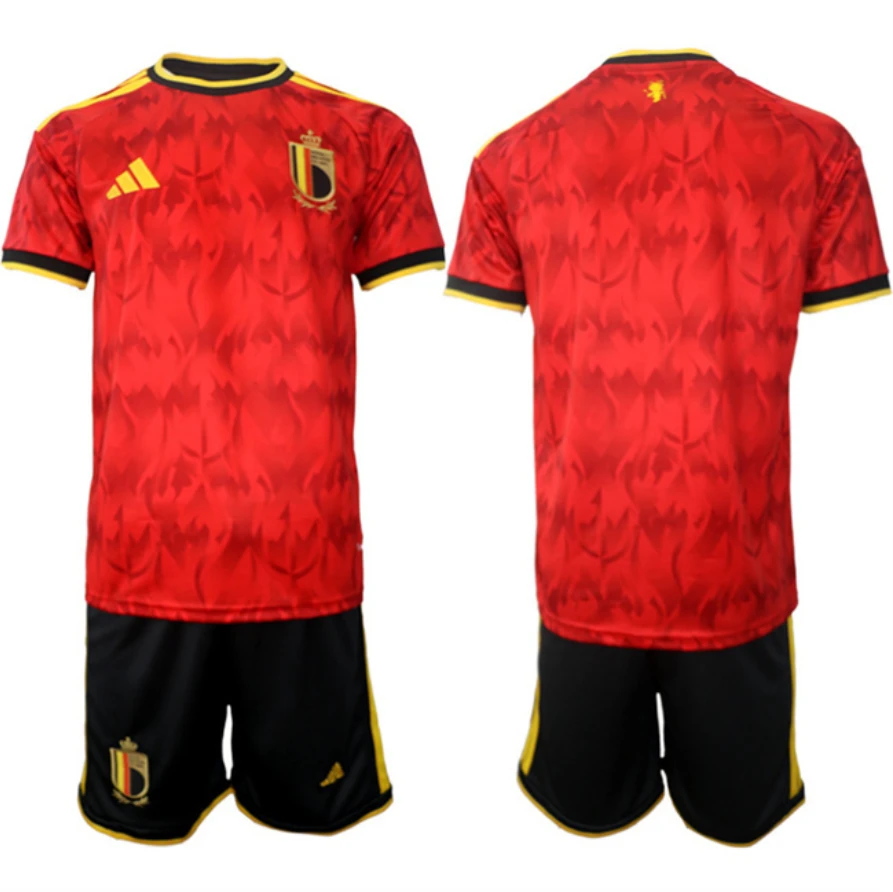 Belgium National Team Blank Red 2026 World Cup Home Soccer Jersey Suit by Soccer Jersey