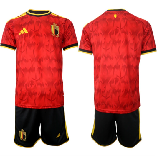 Belgium National Team Blank Red 2026 World Cup Home Soccer Jersey Suit by Soccer Jersey