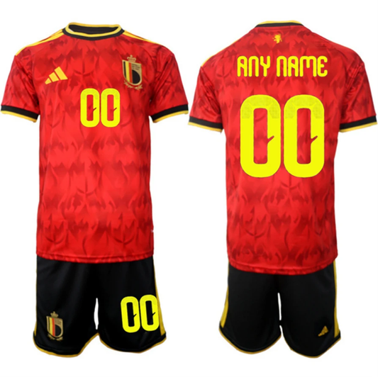 Belgium National Team Custom Red 2026 World Cup Home Soccer Jersey Suit by Soccer Jersey