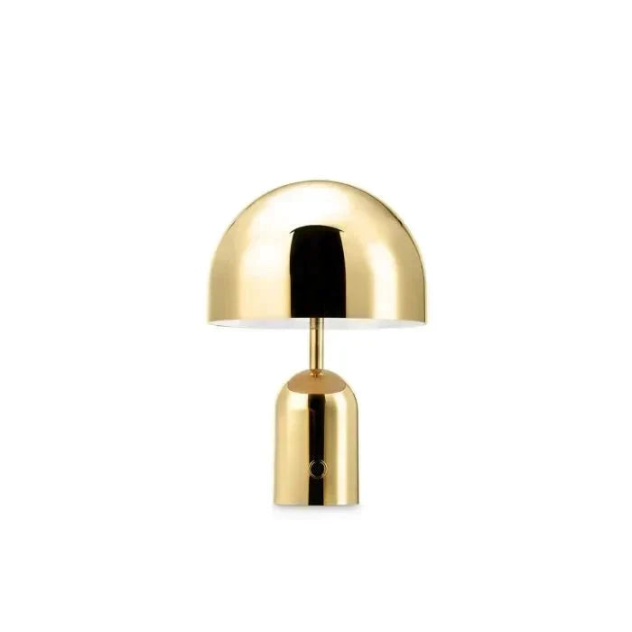 Portable Table Lamp with Chrome Finish - ChromeGlow by BowLift