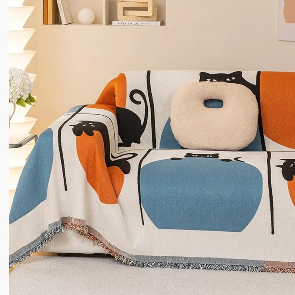 Bellavue Catwalk Woven Sofa Cover by Casa & Beyond