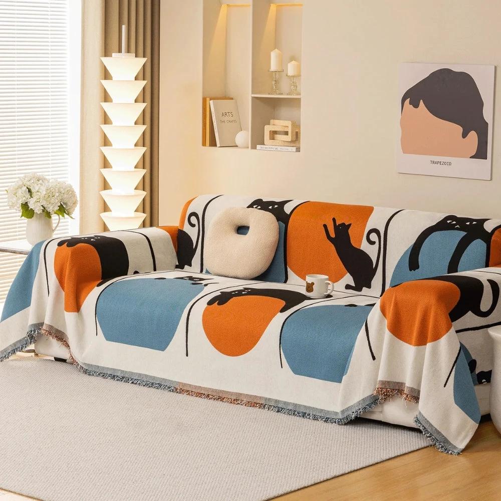 Bellavue Catwalk Woven Sofa Cover by Casa & Beyond