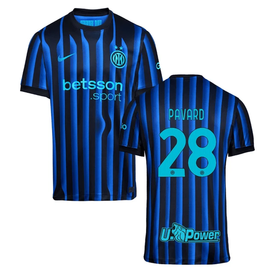 Benjamin Pavard #28 Inter Milan 2025-26 Home Match Jersey – Blue by Soccer Jersey