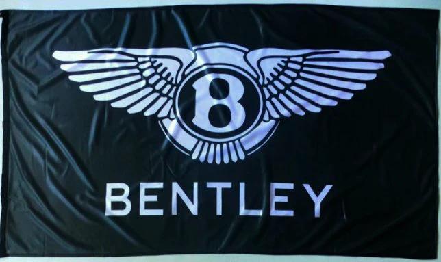 Bentley Flag Black 3X5 Ft Polyester Banner USA 90x150cm by flagsjustdoit