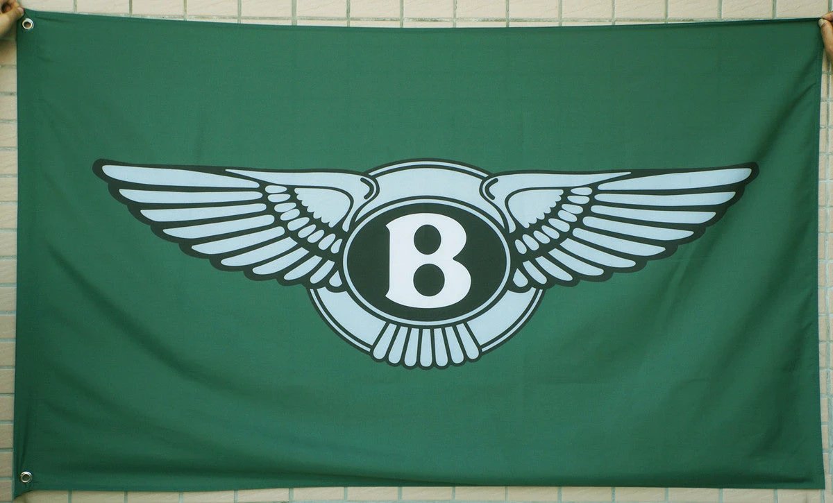 Bentley flag-3x5 FT-100% polyester Banner-2 Metal Grommet by flagsshop