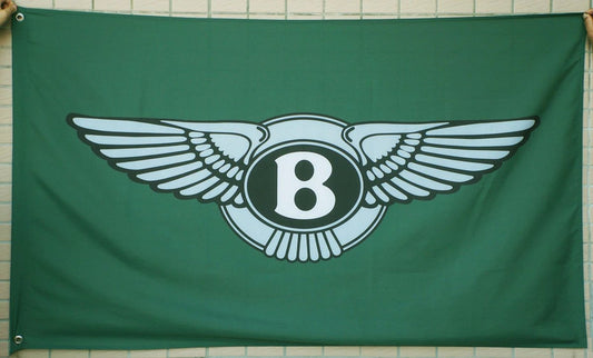 Bentley flag-3x5 FT-100% polyester Banner-2 Metal Grommet by flagsshop