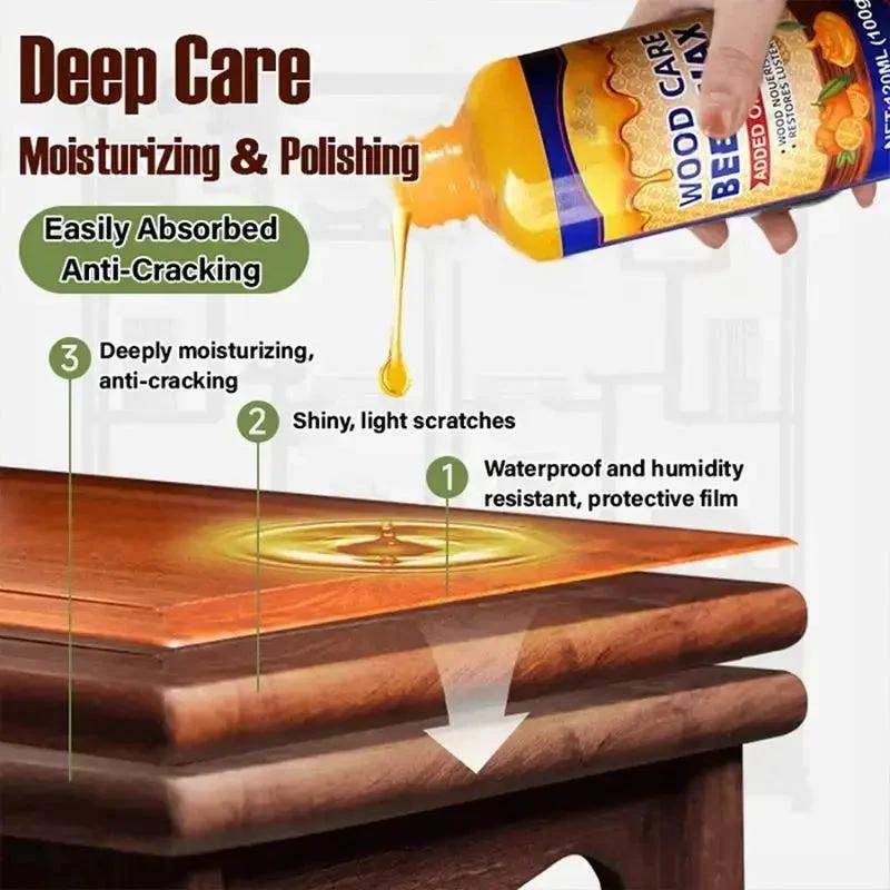 Beeswax Wood Balm with Orange Oil – Natural Care & PRedection by BowLift