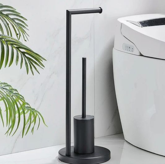 Astra Toilet Paper Holder with Brush Bowlift by Bowlift