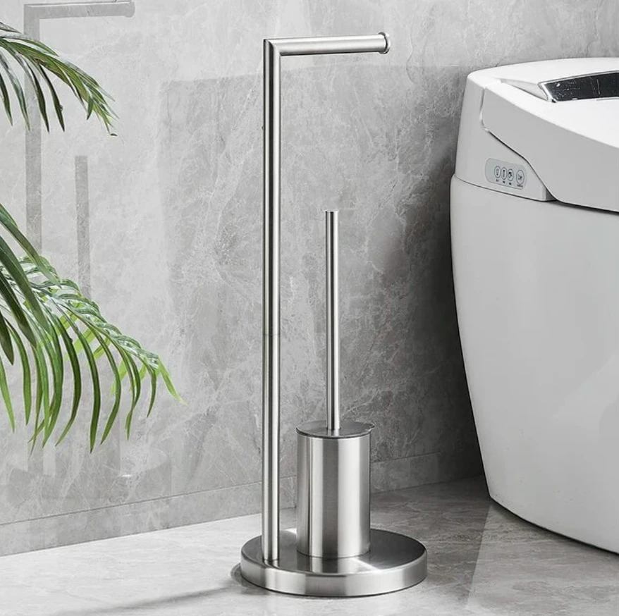 Astra Toilet Paper Holder with Brush Bowlift by Bowlift