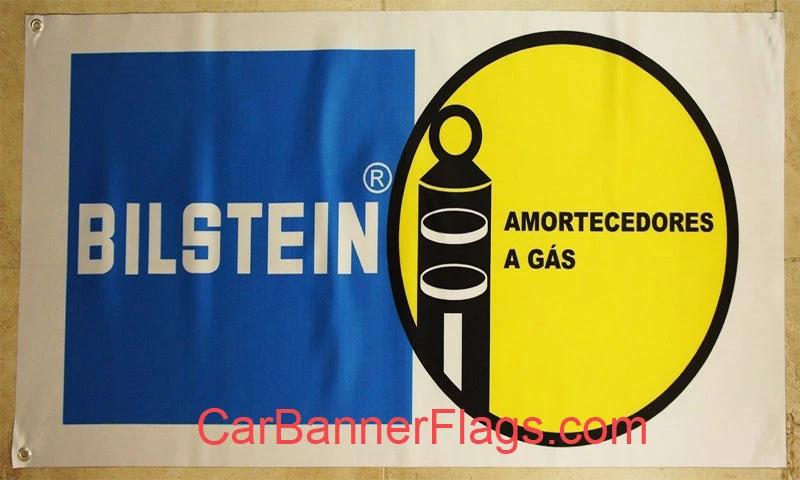 Bilstein Flag-3x5 FT Banner-100% polyester-2 Metal Grommets by flagsshop