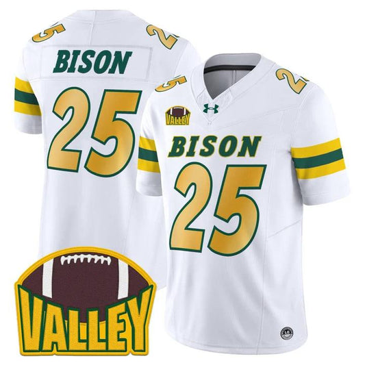 Bison Jersey #25 North Dakota State Bison 2025 Limited Stitched by My Store NCAA Football Jerseys