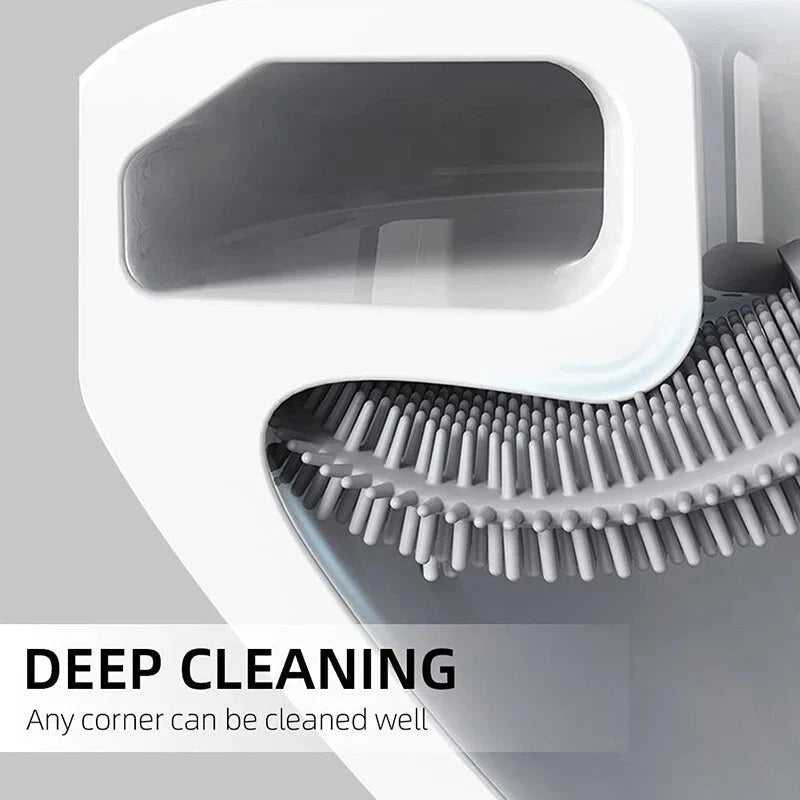 FLEXIBLE SILICONE BRUSH For TOILET CLEANING Bowlift by Bowlift