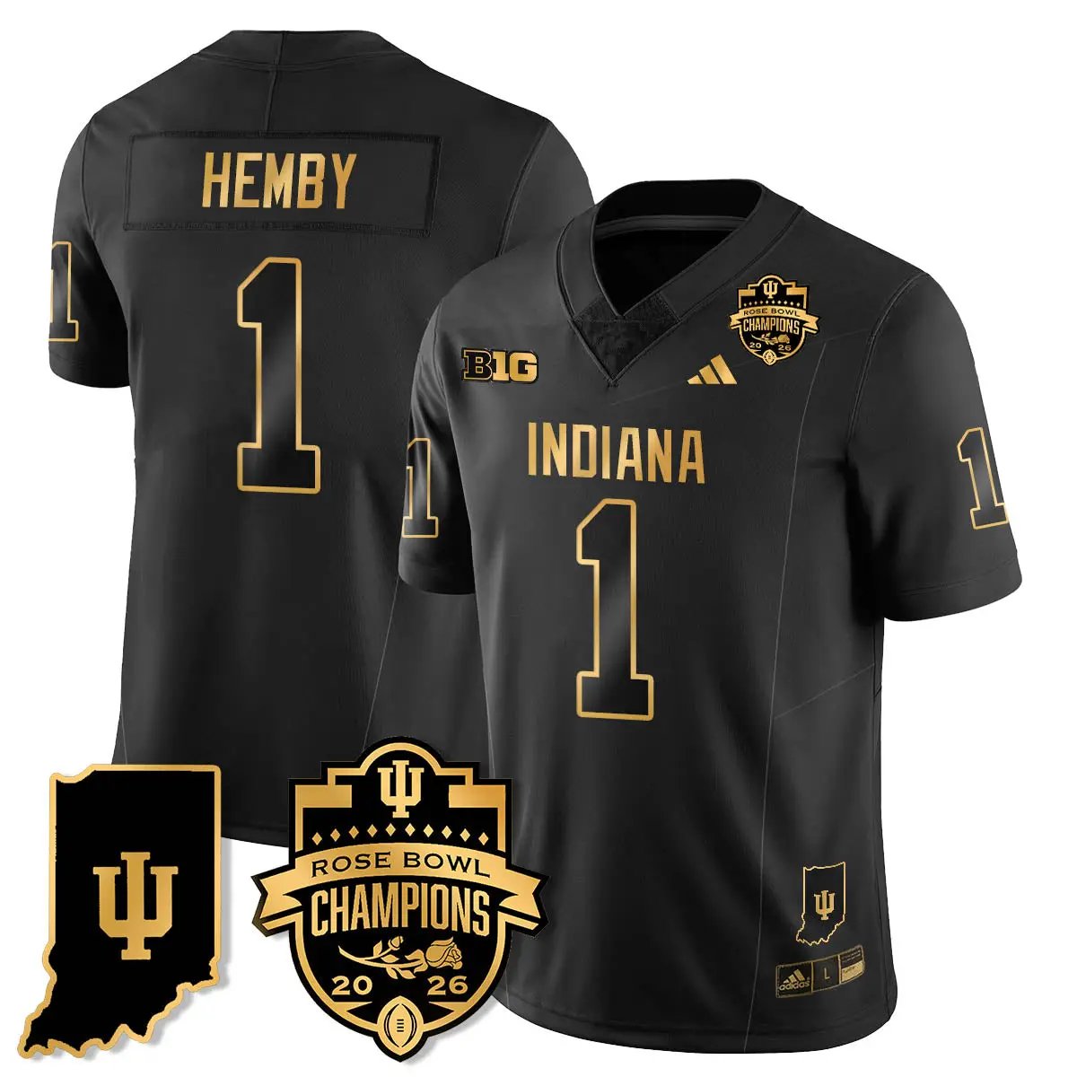 IND Vapor Limited Football Gold Jersey - Rose Bowl Champions by Indiana Hoosiers