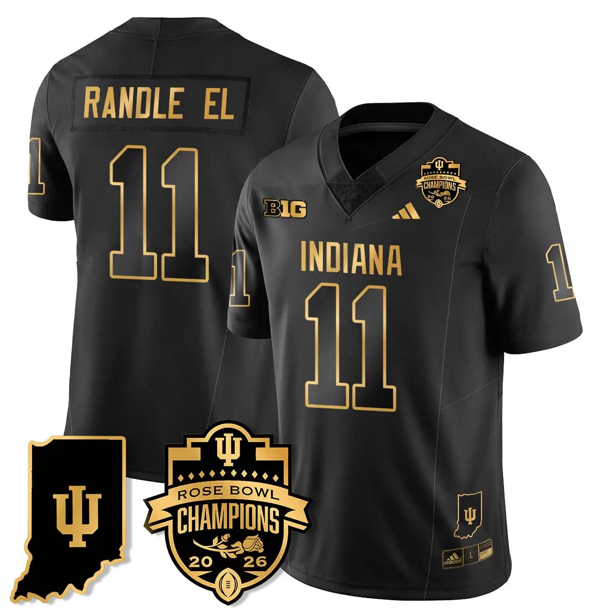 IND Vapor Limited Football Gold Jersey - Rose Bowl Champions by Indiana Hoosiers