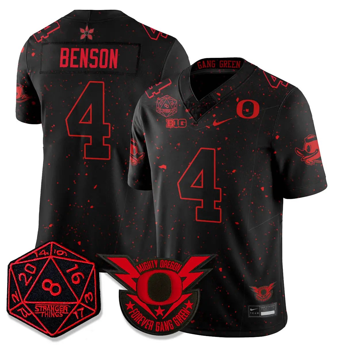 ORE Stranger Things Vapor Limited Jersey by Oregon Ducks