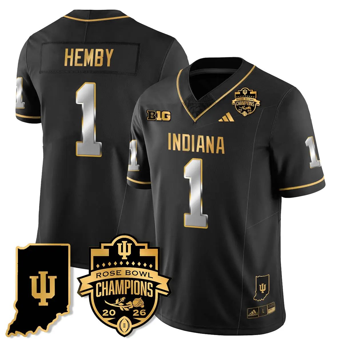 IND Vapor Limited Football Gold Jersey - Rose Bowl Champions by Indiana Hoosiers