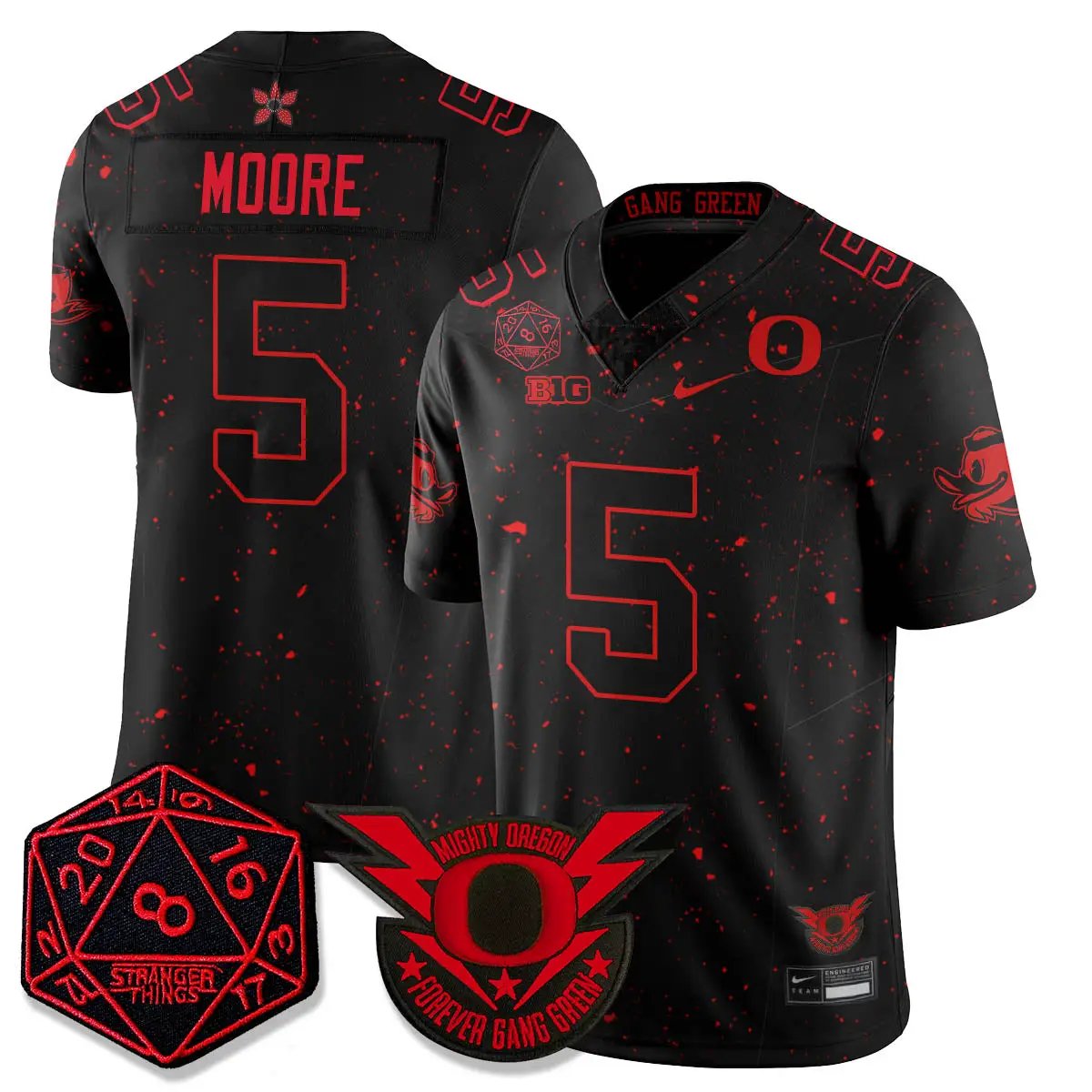 ORE Stranger Things Vapor Limited Jersey by Oregon Ducks