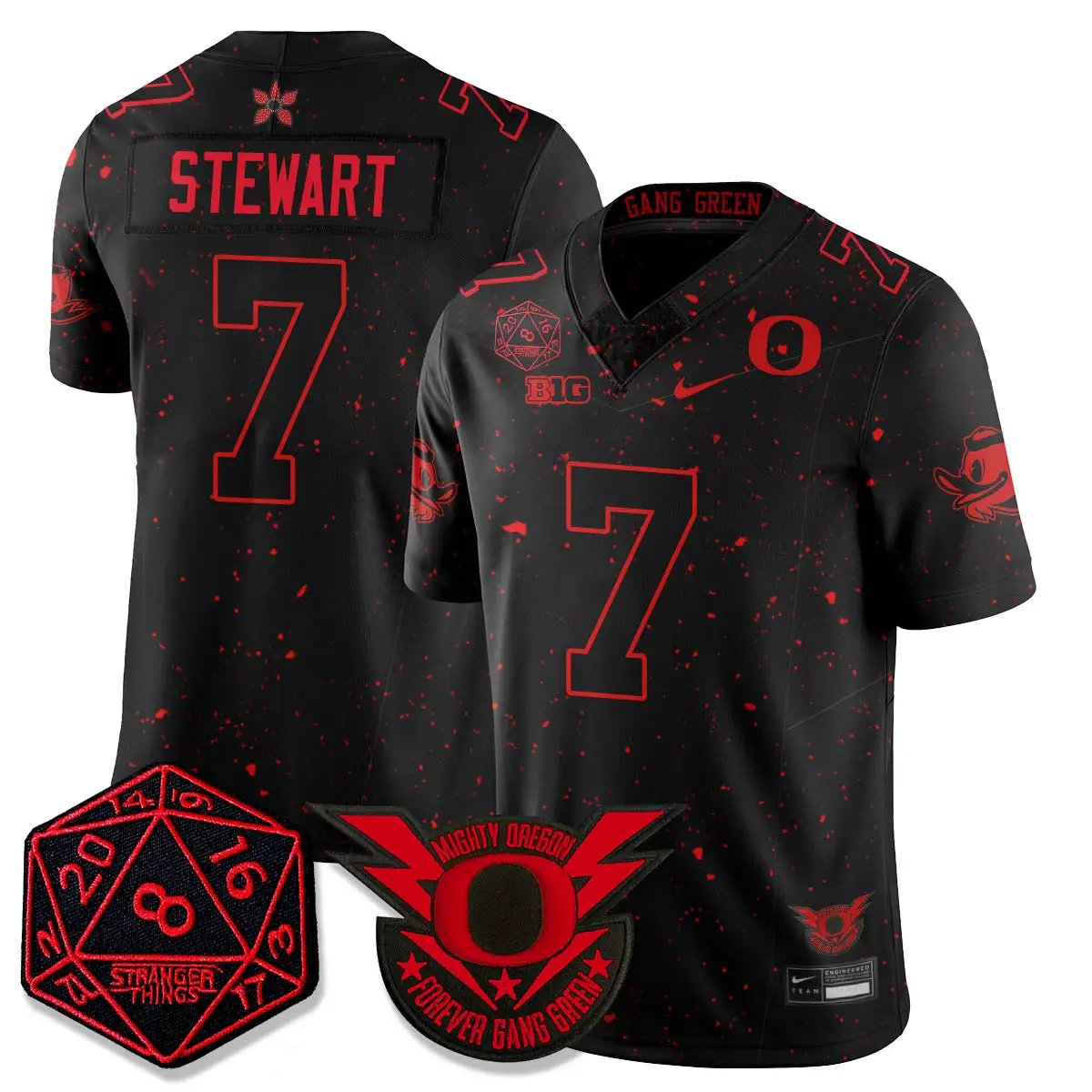 ORE Stranger Things Vapor Limited Jersey by Oregon Ducks