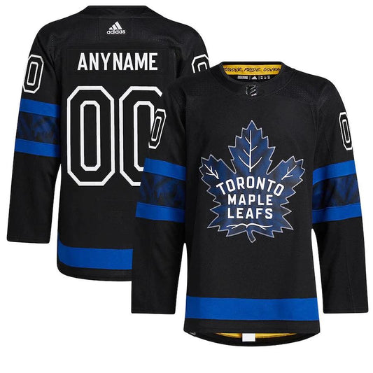 Black Toronto Maple Leafs x drew house Alternate Custom NHL Jerseys by Hockey David